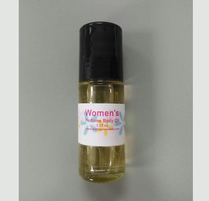 1.25 Oz Strawberry Perfume Body Oil Fragrance Roll On Bottle Large
