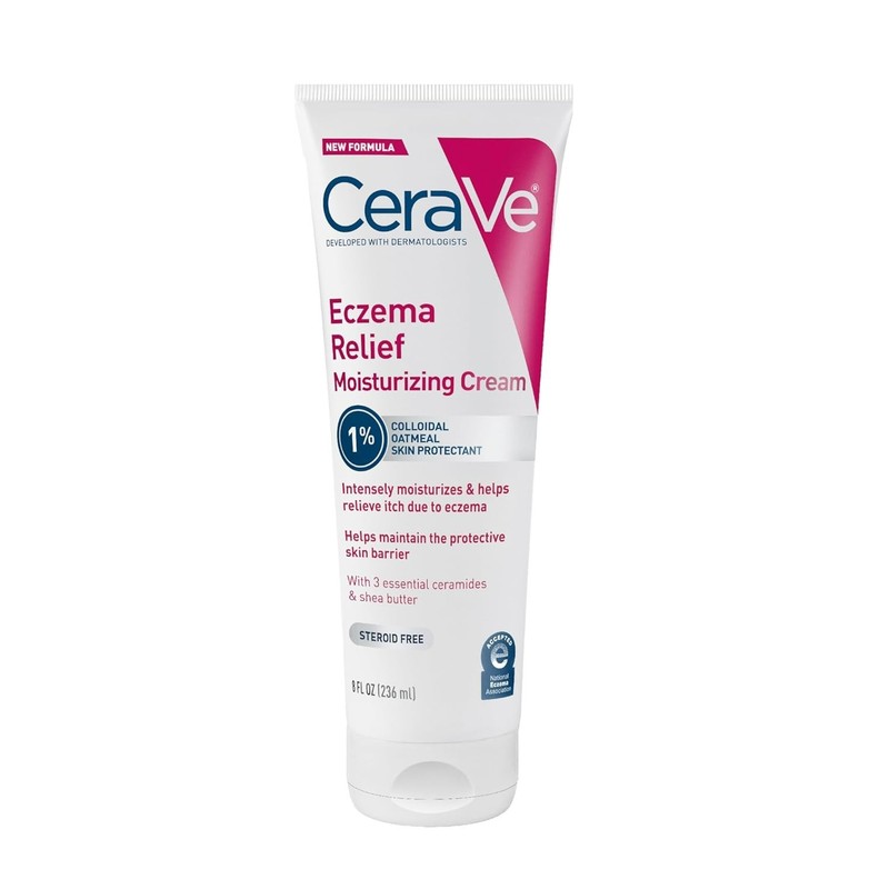 1PK Cerave Eczema Relief Moisturizing Cream Colloidal Oatmeal, Shea Butter 8oz