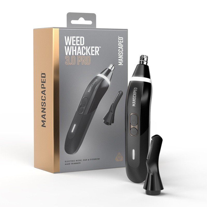 MANSCAPED® Weed Whacker® 3.0 PRO – Men’s Nose, Ear & Eyebrow Hair Trimmer