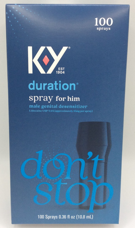 K-Y Duration Don’t Stop delay Spray for Men 100 SPRAYS 🔥SEPT/2026🔥