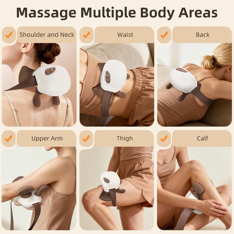 Electric Shoulder and Neck Massager with Heat Deep Tissue 4D Kneading Shiatsu gallery