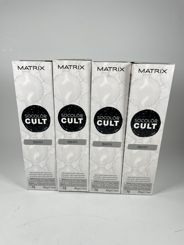 Lot Of 4 MATRIX So Color Cult Demi Permanent Haircolor Clear 3 oz #R23