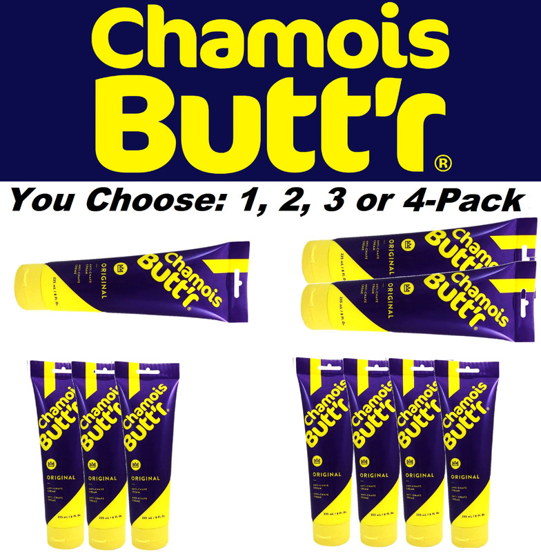 Chamois Butt’r Original Skin Cream 235mL / 8oz.Tube Multi-Packs Bike Race Butter
