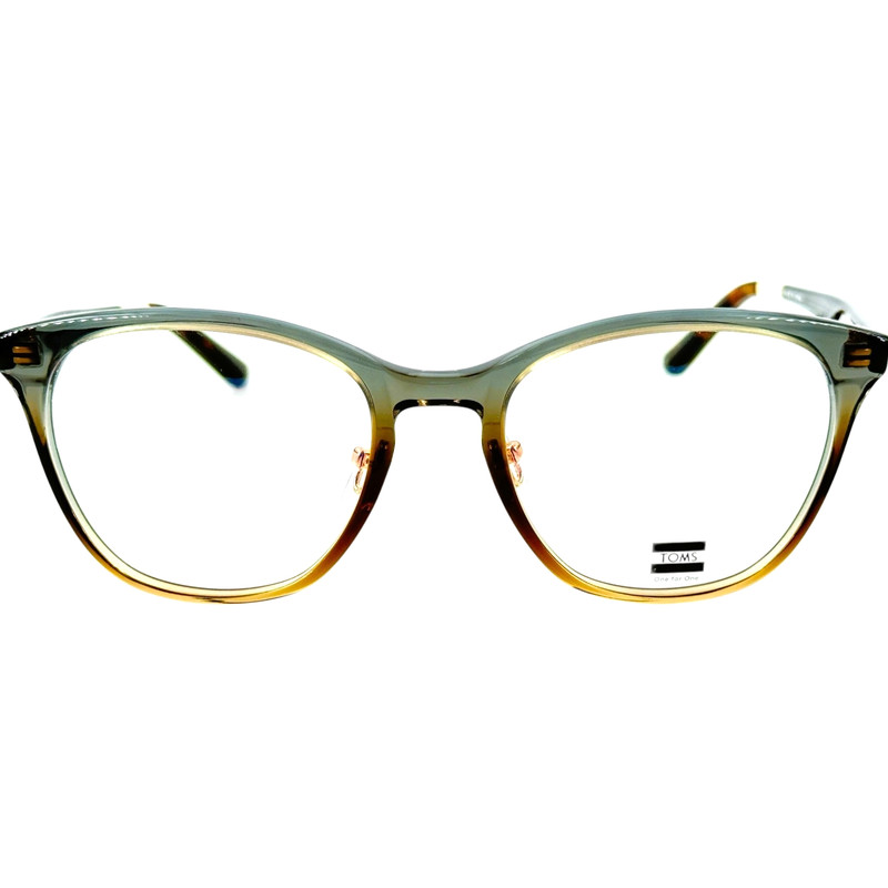 TOMS Gia Womens Plastic Eyeglass Frame 5403 Grey Multi Fade Dark Tort 50-19