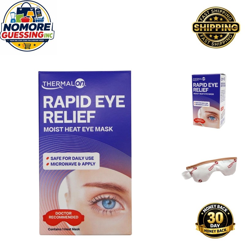 Microwave Activated Moist Heat Eye Compress for Irritated Eyes – 4×5 Inch
