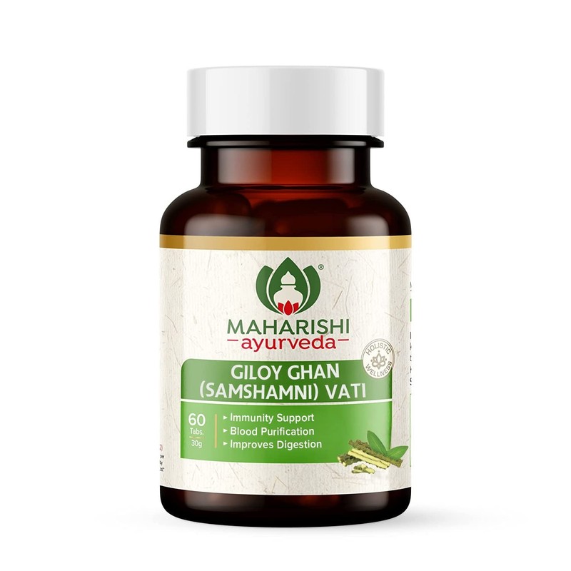 Maharishi Ayurveda Giloy Ghan Vati For Strength, Detox & Stamina- 60 Tablets