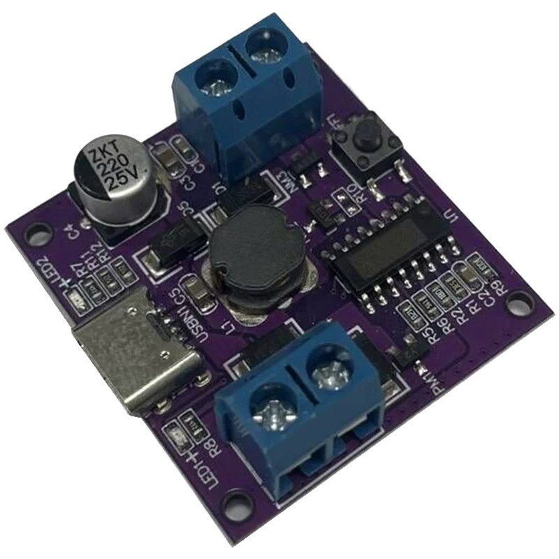 DC 5V 7V 9V Brushless Fan Driver with For PWM Input 3-Speed Adjustment