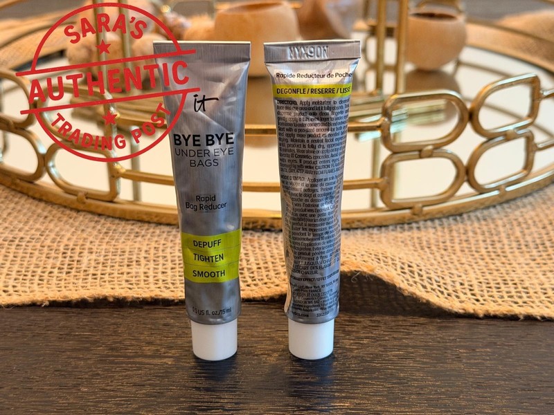 PACK OF 2 IT Cosmetics Bye Bye Under Eye Bags Rapid Bag Reducer 0.5oz/15ml x 2