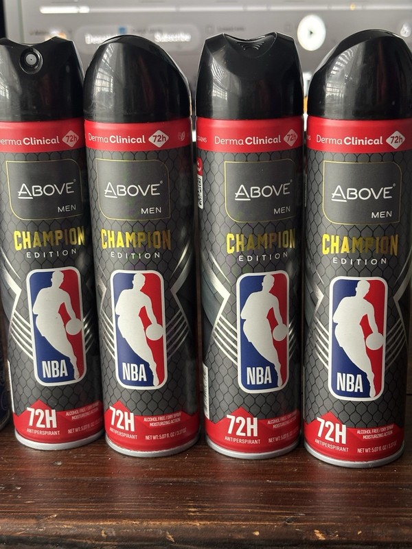 Men’s NBA Edition Deodorant (4 Pack) Alcohol Free
