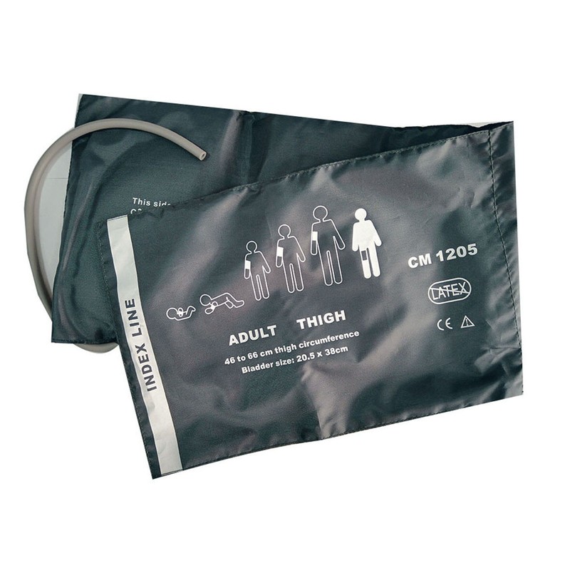 Blood Pressure cuff Adult Thigh one Tube Limb Cir 46 to 66 cm