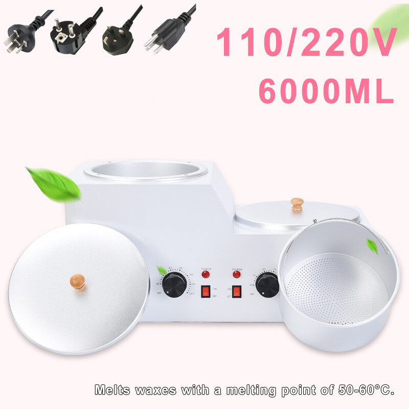 Two Furnace Beauty Controllable Temperature Multi-function Melting Wax Machine