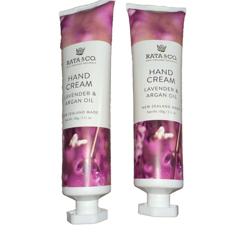 Rata & Co Canterbury Cosmetics 🇳🇿 LAVENDER & ARGAN OIL HAND CREAM 2 x 3.5oz