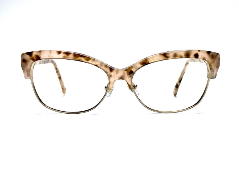 New Vera Bradley Pink Gold Brown Tortoise Cat Eye Glasses Bohemian BBS 56 16 135