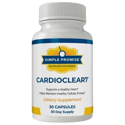 Cardio Clear 7 – 30 Capsules New/Sealed Exp 9/2026 Free Shipping!