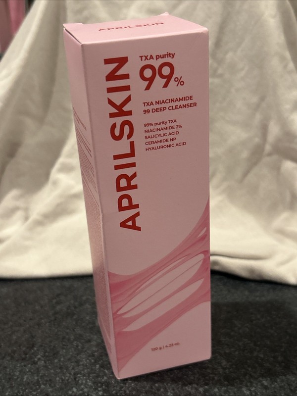 APRILSKIN TXA Purity 99% • TXA Niacinamide 99 Deep Cleanser 120g / 4.23 oz NEW