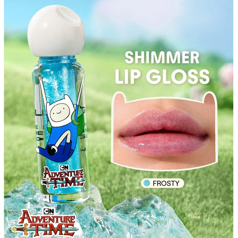 ADVENTURE TIME X CARTOON NETWORK Sheglam HEROES ONLY SHIMMERY LIP GLOSS- FROSTY