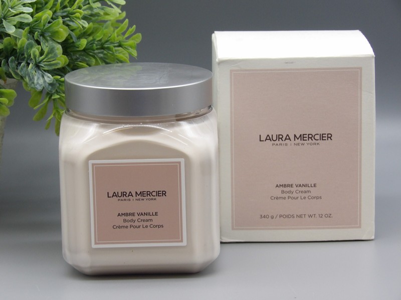 Laura Mercier Ambre Vanille Body Cream 12 oz JUMBO New In Box RARE HARD TO FIND!