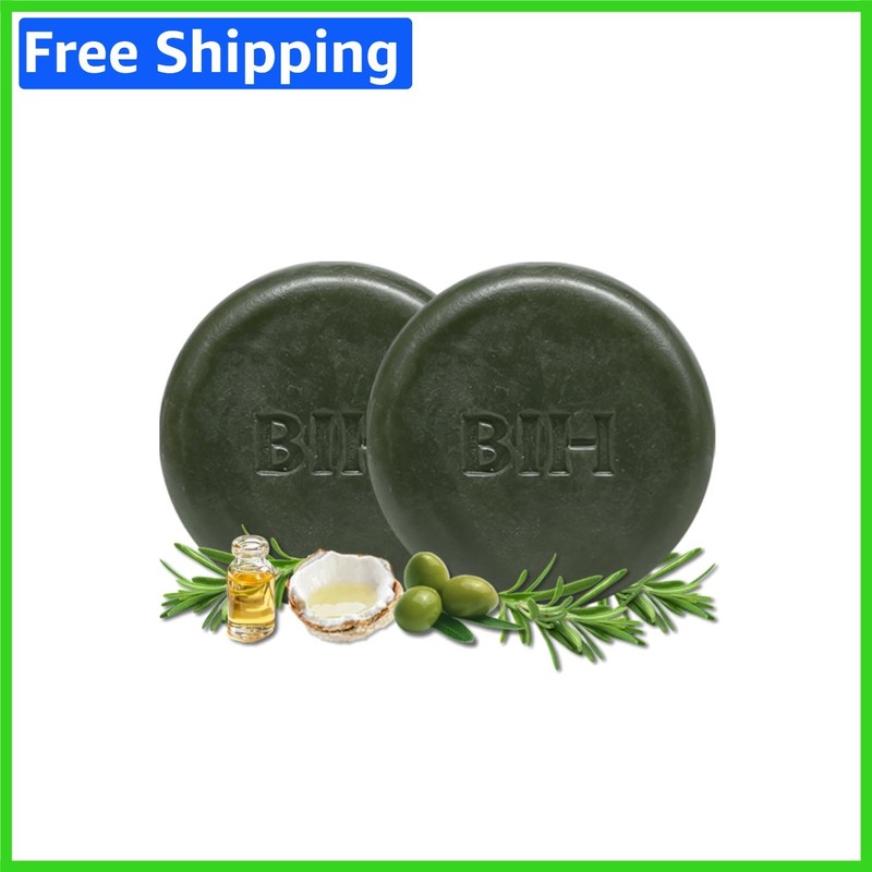 Natural Rosemary Shampoo Bar Set: Deep Cleansing & Volumizing for All Hair Types