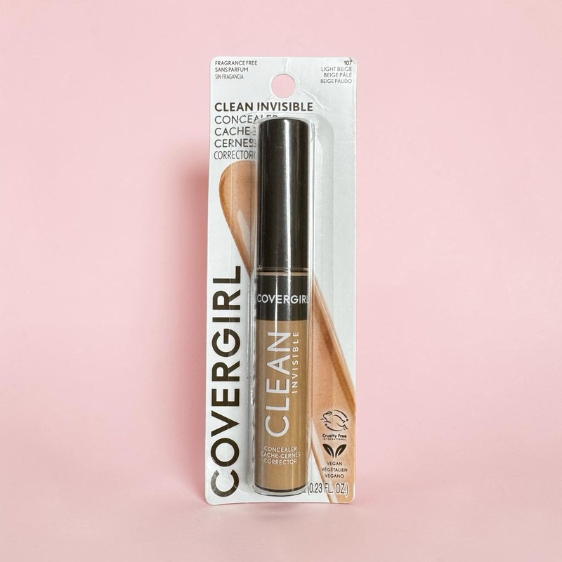 CoverGirl Clean Invisible Concealer 107 Light Beige Creamy0.23 fl oz