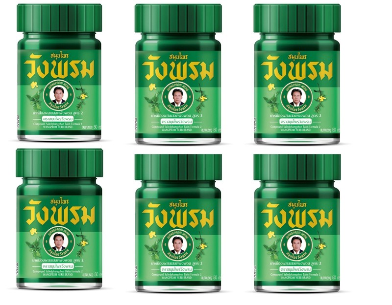 Wangprom Green Thai Herbal Balm Relief Insect Bite Massage Aromatherapy O 50G gallery
