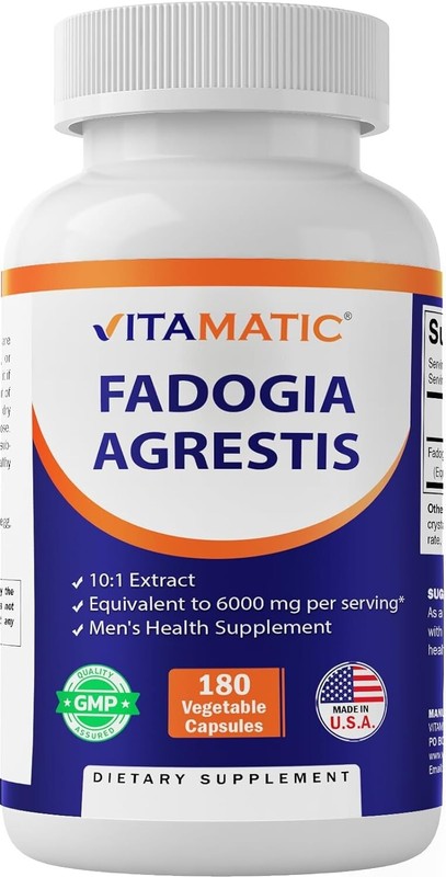 Vitamatic Fadogia Agrestis 10:1 Extract 600 mg (Equivalent to 6000 mg fadogia st
