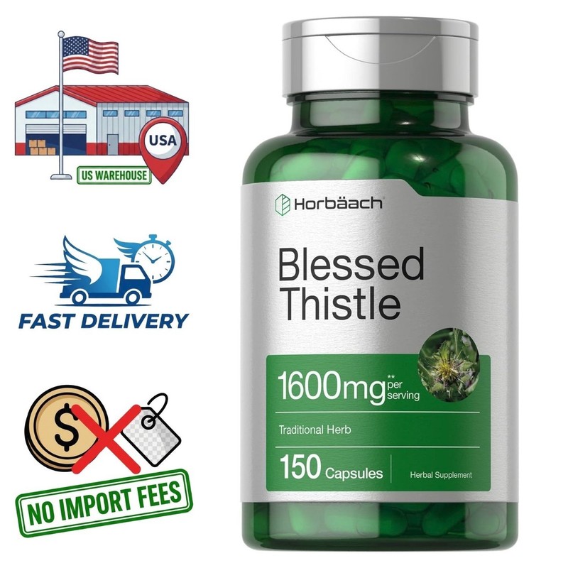Extracto de Cardo Bendito (Cnicus benedictus) 1600mg 4:1 150 Cápsulas