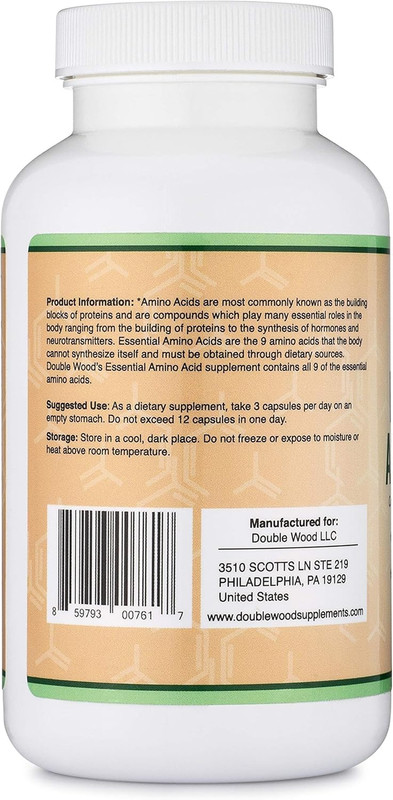 Essential Amino Acids - 1 Gram Per Serving Powder Blend of All 9 Essential Amino gallery