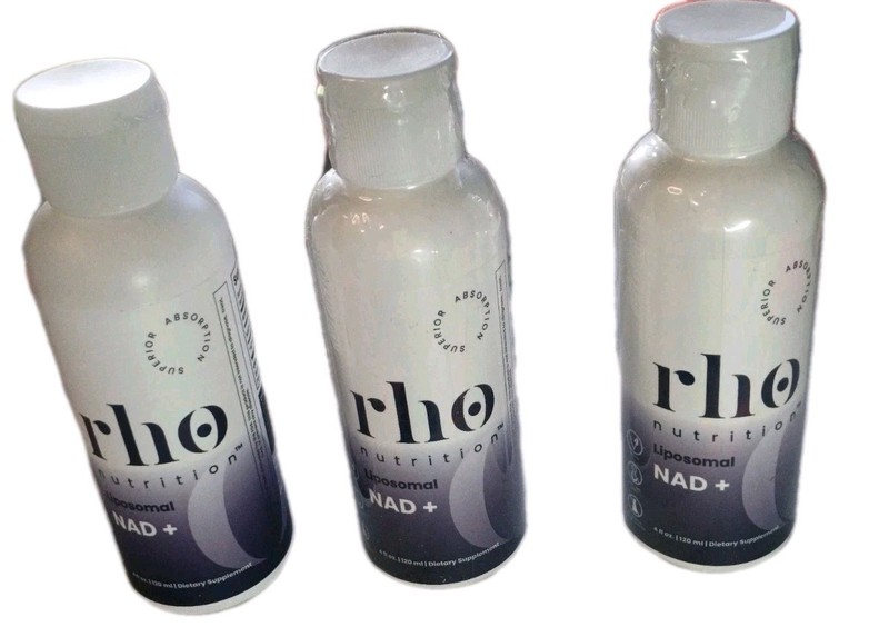 Rho Nutrition Liposomal NAD+ 4 fl oz Ultra-High Absorption Liquid 3PK Exp 11-27