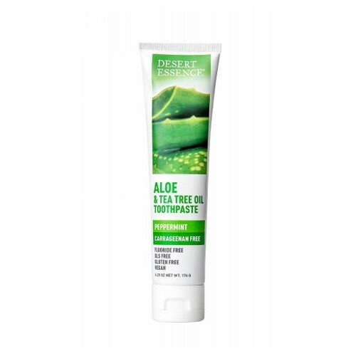 Aloe & Tea Tree Oil Carrageenan Free Toothpaste 6.25 Oz By Desert Essence