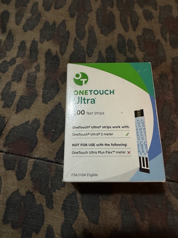 One Touch Ultra Test Strips 100 CT Sealed Box Exp 2/28/2026