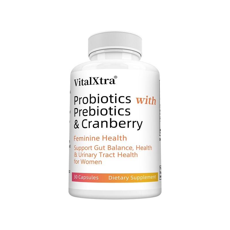 Probiotics For Women with Prebiotics Cranberry Vitamin C 30/60/120 Capsules