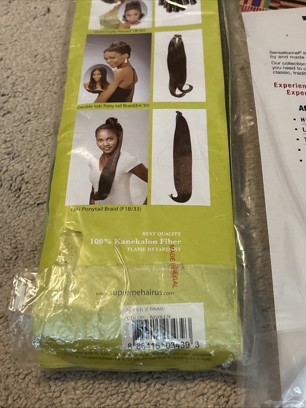 Sensationnel Braid Hair 24” African Collection NWT gallery