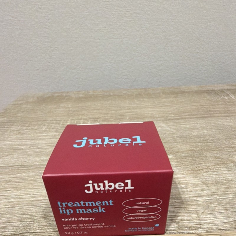 Jubel Naturals Treatment Lip Mask Vanilla Cherry Vegan Natural 0.7 oz gallery