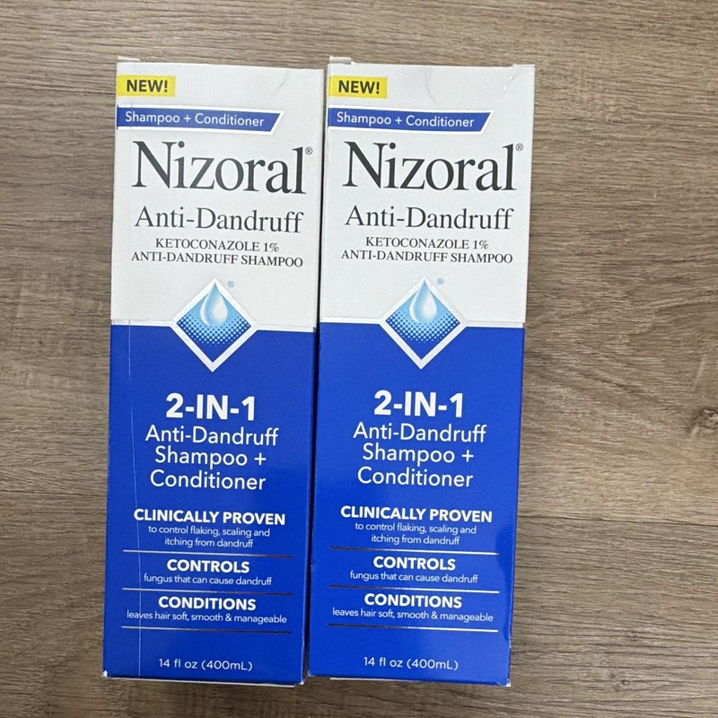 Nizoral Anti-Dandruff 2-in-1 Shampoo + Conditioner 2x14oz