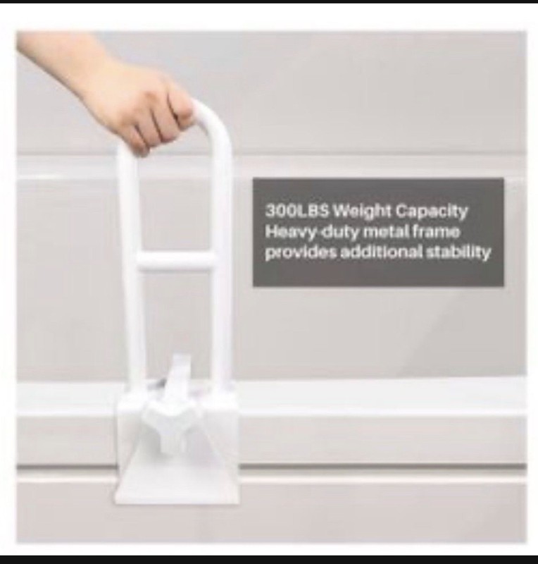 NEW Vaunn Medical Bathtub Handle Grab Bar Safety Rail Seniors Elderly Support gallery