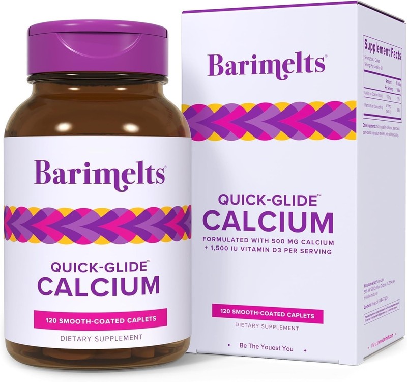 Barimelts Quick-Glide Calcium – 120 Ct Dietary Supplement For Bariatric Patients