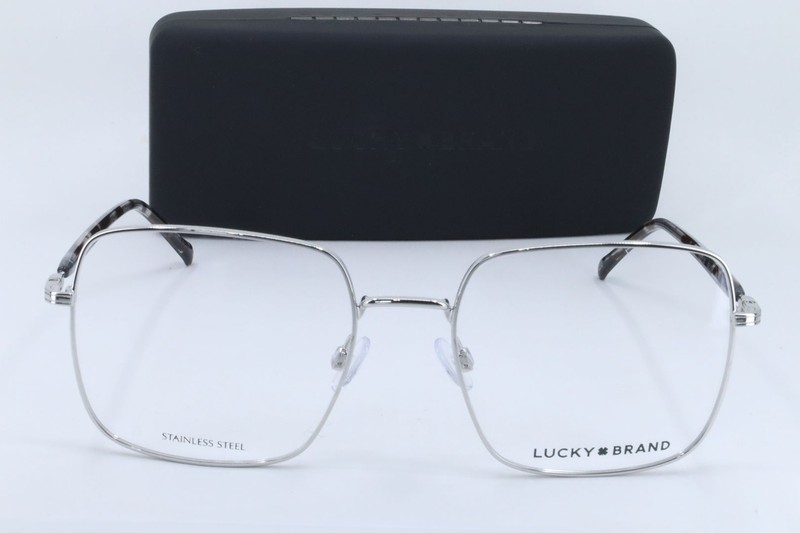 Lucky Brand VLBD130 Silver Square Women Full Rim 55-19-140 Eyeglasses Frames gallery