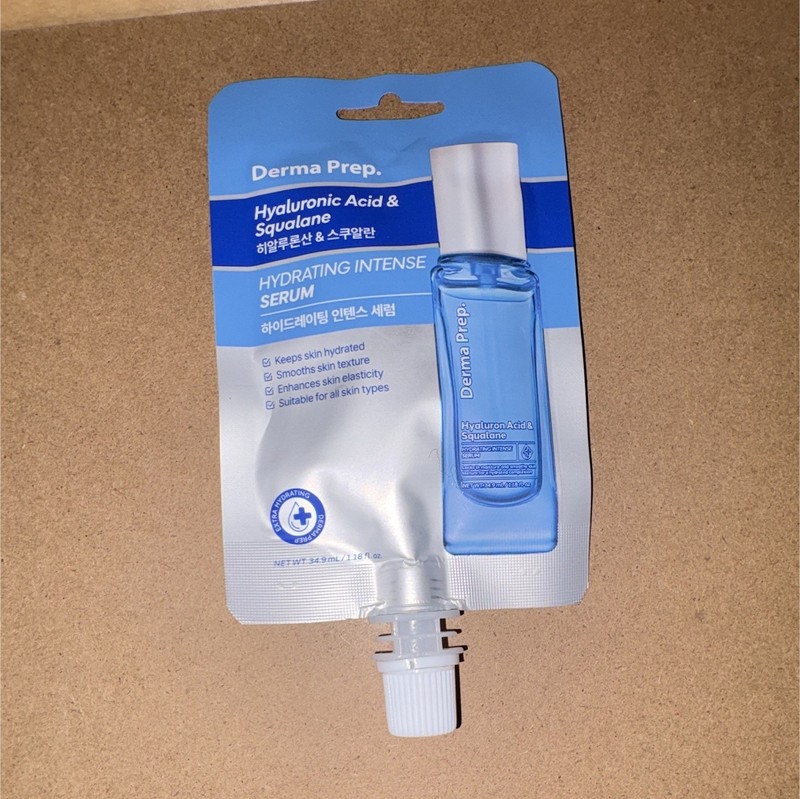 Derma Prep Hyaluronic Acid & Squalane Hydrating Face Serum 1.18 fl oz