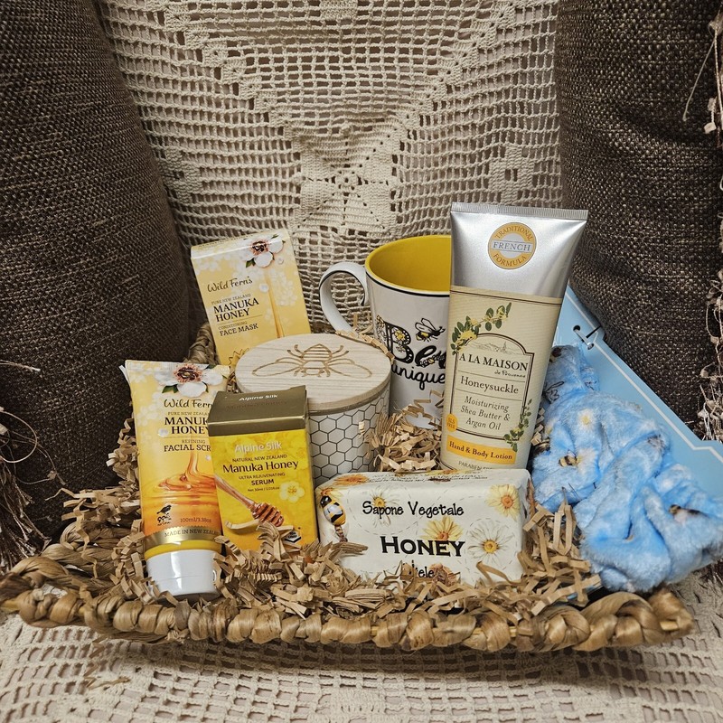 Honey Theme Spa Gift Basket