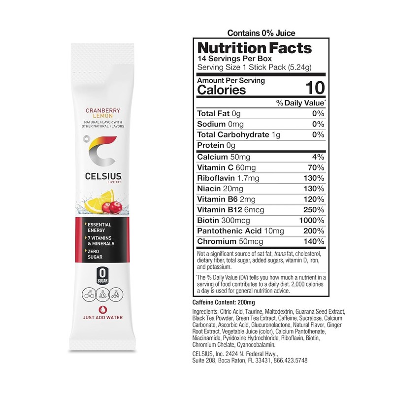 Essential Energy Drink Mix - Cranberry Lemon Sticks gallery