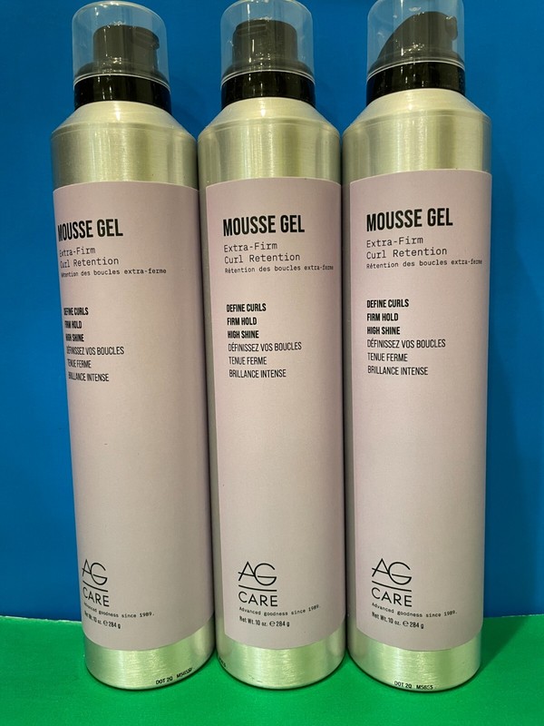 Ag Care Mousse Gel Extra Firm Curl Retention 10oz (Choose) New Package
