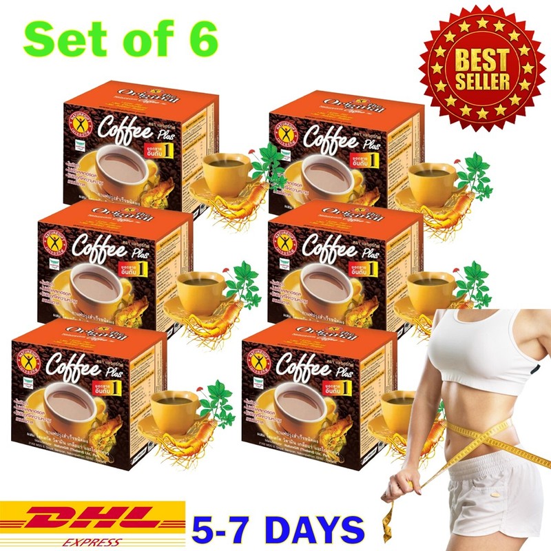 6x NatureGift Extra Coffee Plus Slimming Weight Management 60 Sachets Ginseng Fi