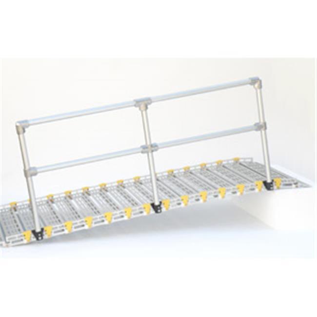 Roll-A-Ramp 4040-4 4 ft. Aluminum Handrail Kit – HANDRAIL ONLY – ramp not inc…