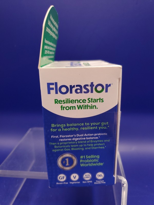Florastor Advanced Gas & Bloat Probiotic Disgestive Health 30Ct Caps Exp 07/2026 gallery