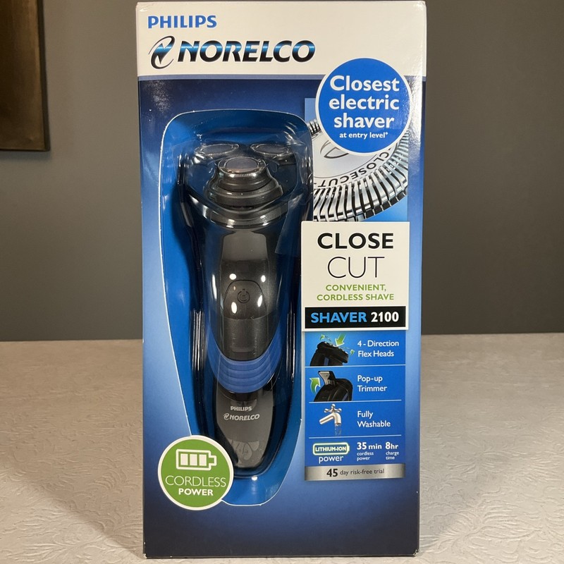 Philips Norelco 2100 Dry Electric Shaver Close Cut Precision Trimmer S1560/81