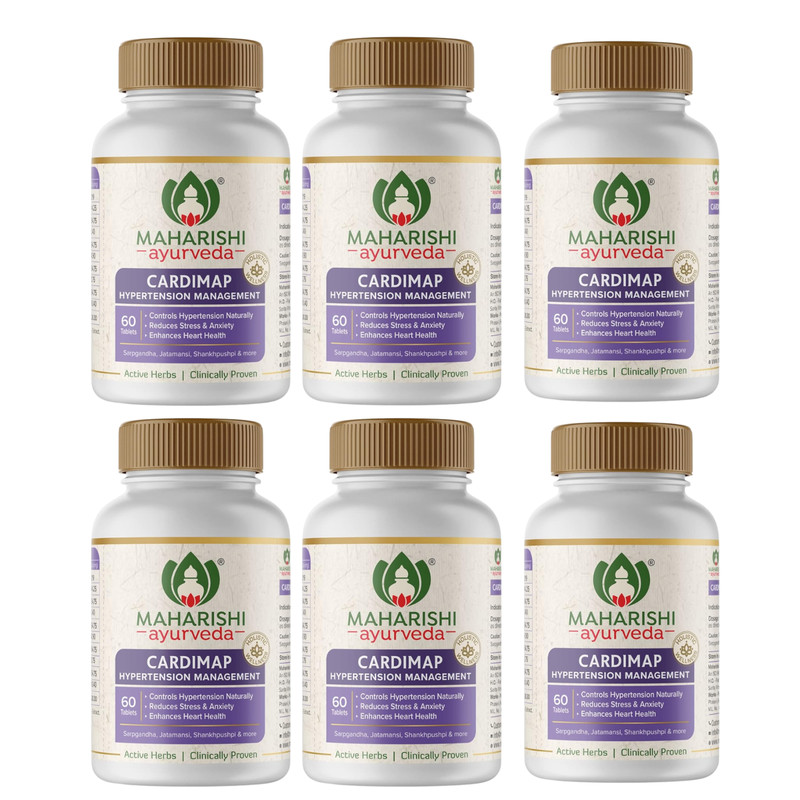 6X Maharishi Ayurveda Cardimap 360 Tabs With Long Expiry & Free Shipping