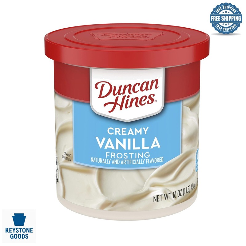 16 oz Creamy Vanilla Frosting for Cakes & Cupcakes