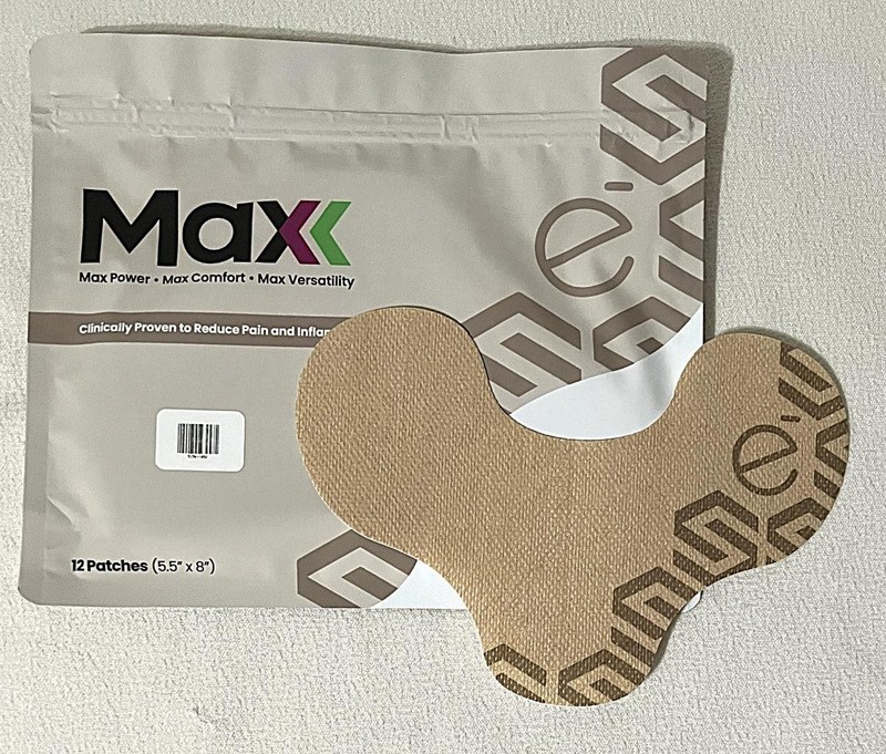LUMINAS PAIN/INFLAMMATION MAX RELIEF PATCHES 12 DRUG FREE MAX POWER & COMFORT 8″