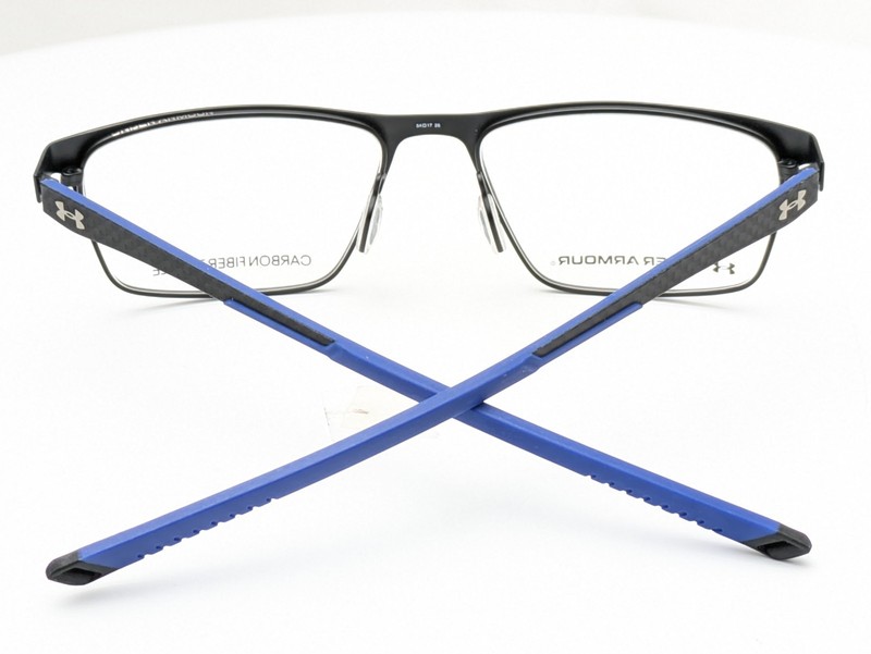 Under Armour UA 5050/G 0VK Matte Black Blue Men's Eyeglasses Frames 54-17-145 gallery