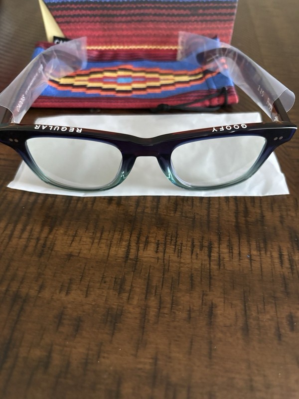 NEW CADDIS PORGY BACKSTAGE 2.25 VOODOO RGB CLEAR LENS READER GLASSES